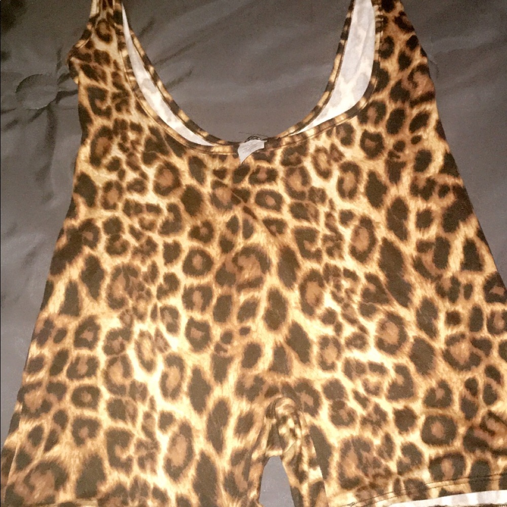 Fashion nova leopard romper!